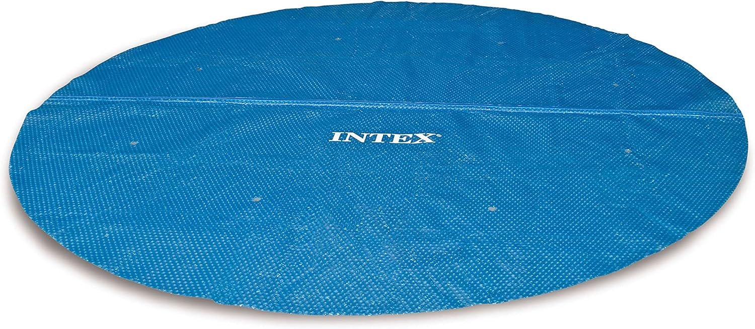 INTEX 28014E Solar Pool Cover for 16‑ft Round Easy‑Set Pools, Insulate