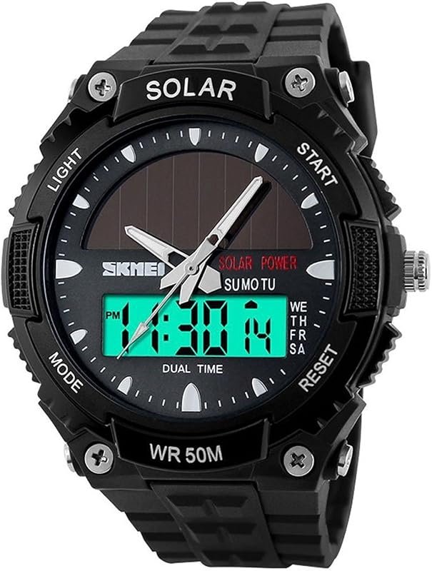 FANMIS Men’s Sports Outdoor Watch with Analog-Digital, Multifunctional