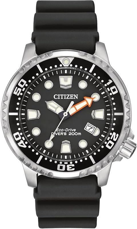 Citizen Promaster Dive Eco-Drive Watch with 3-Hand Date, ISO Certifica