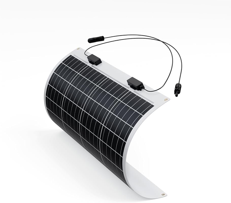 Renogy 50W Ultra Flex Flexible Solar Panel, 240° Bendable Design, Ligh