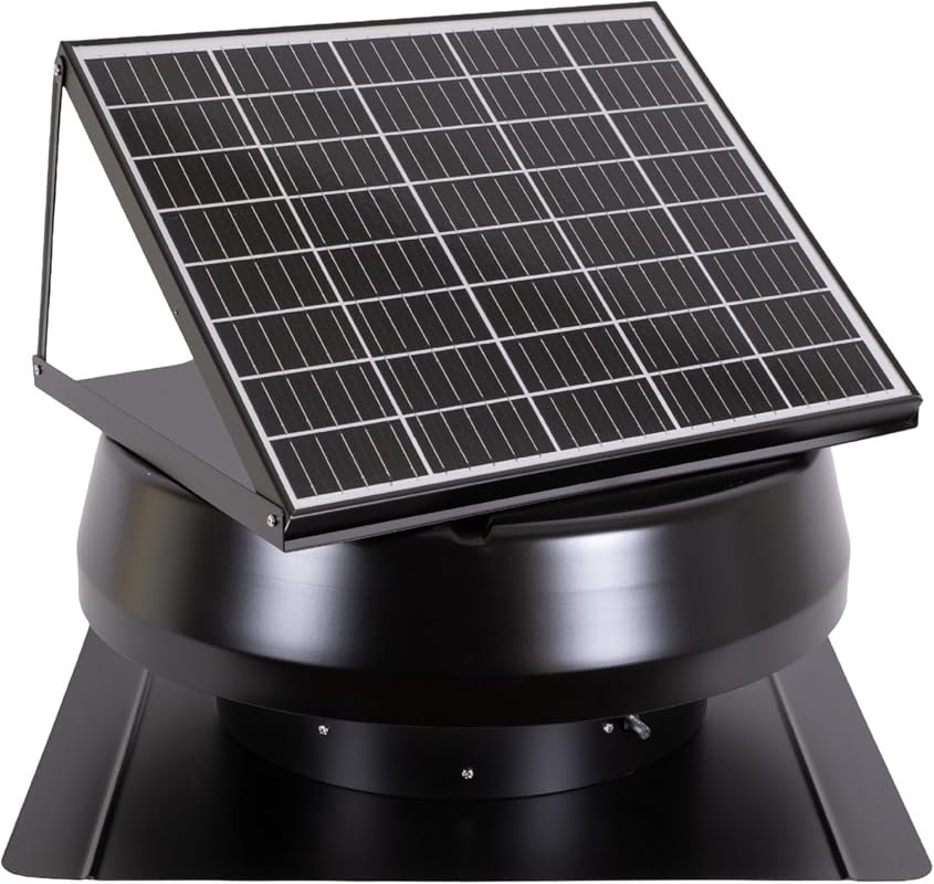 iLIVING HYBRID Ready Smart Thermostat Solar Roof Attic Exhaust Fan