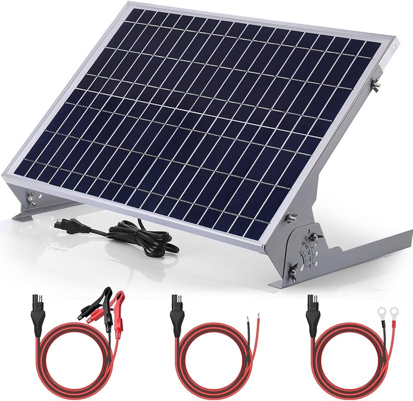SUNER POWER 30W 12V Solar Panel Kit with Smart MPPT Controller, Adjust