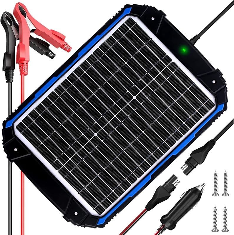 SUNER POWER 20W 12V Solar Panel PRO with Intelligent MPPT Controller,
