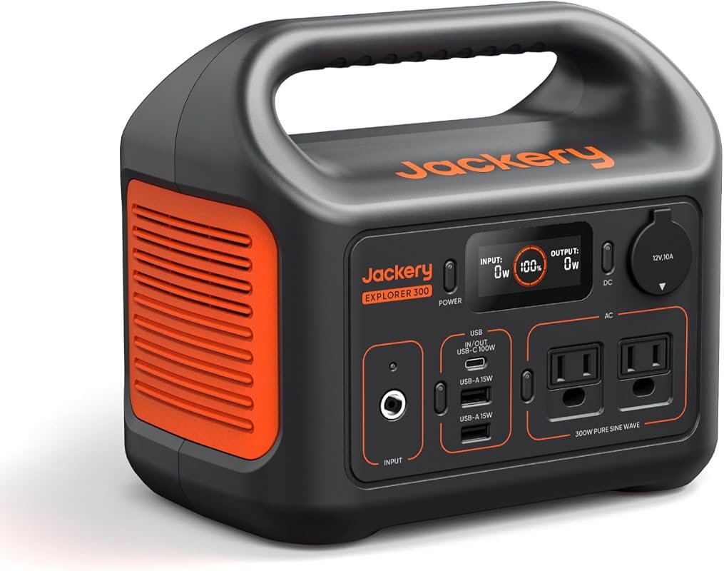 Jackery Explorer 300 Portable Power Station with 292Wh Battery for Hom