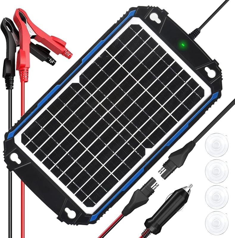SUNER POWER 12W Waterproof 12V Solar Charger & Maintainer PRO with MPP