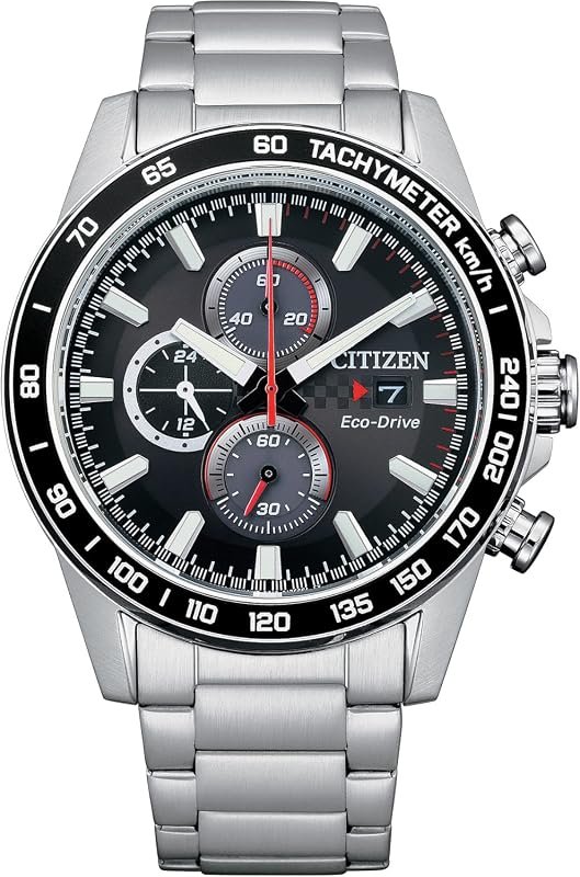 Citizen Brycen Eco‑Drive Chronograph Sport Watch for Men – Stainless S