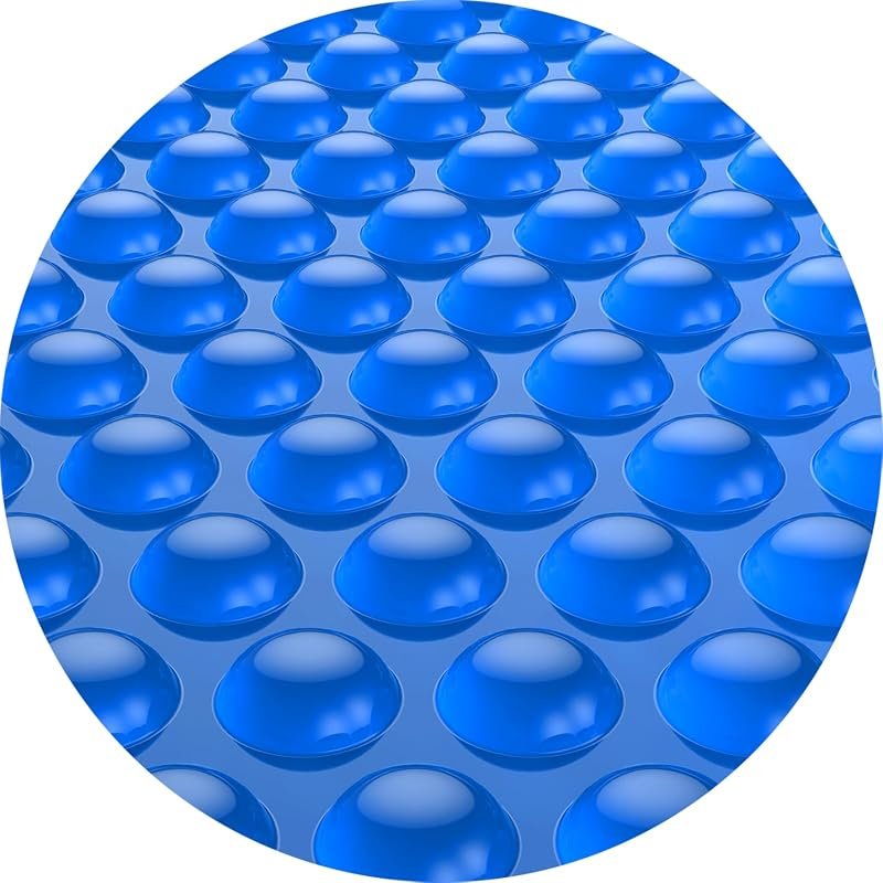 BigXwell 18‑ft Round Solar Pool Cover – 12‑mil Blue Blanket (1200Serie