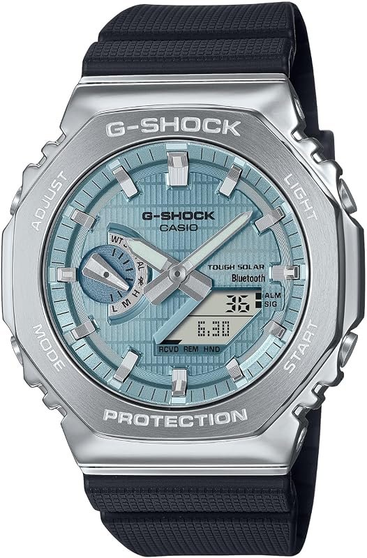 Casio G‑Shock G‑Steel GBM2100A Watch – Hybrid Analog‑Digital, Tough So