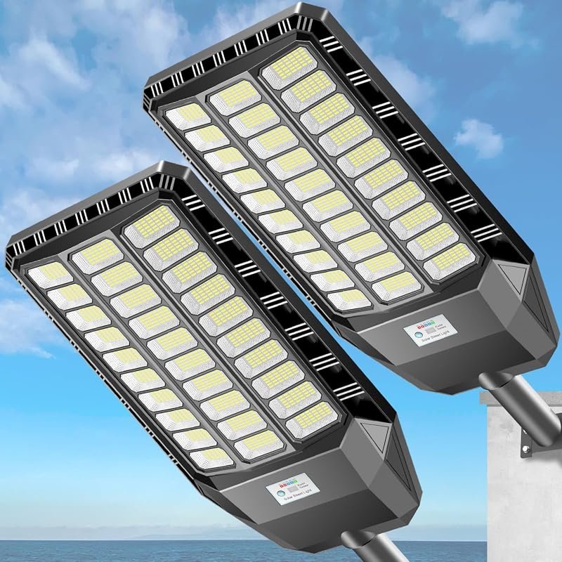 Deepn 9000W Solar Lights Outdoor with Motion Sensor and Dusk to Dawn, TW030C