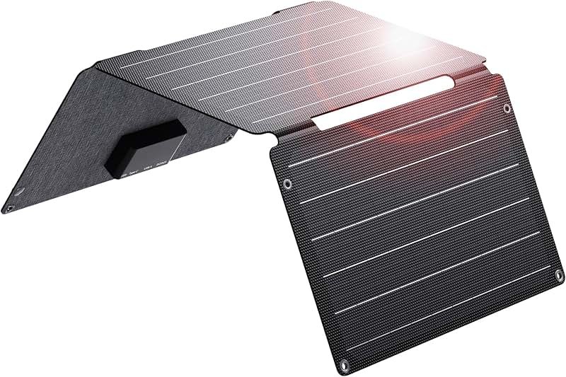 SunQuest Ultra Camping Power Pack supplies high‑capacity battery, sola