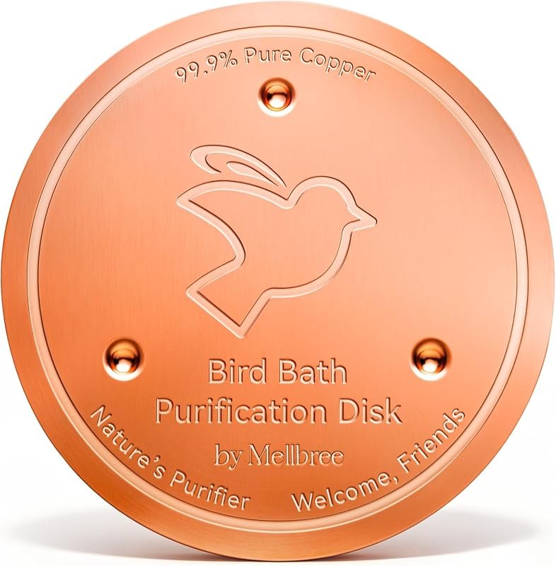 Mellbree 0.6mm pure copper cleaning disc for bird baths