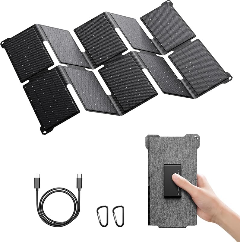 Upgraded BigBlue 35W Solar Charger with Fast-Charging USB-A/PD, 25W US