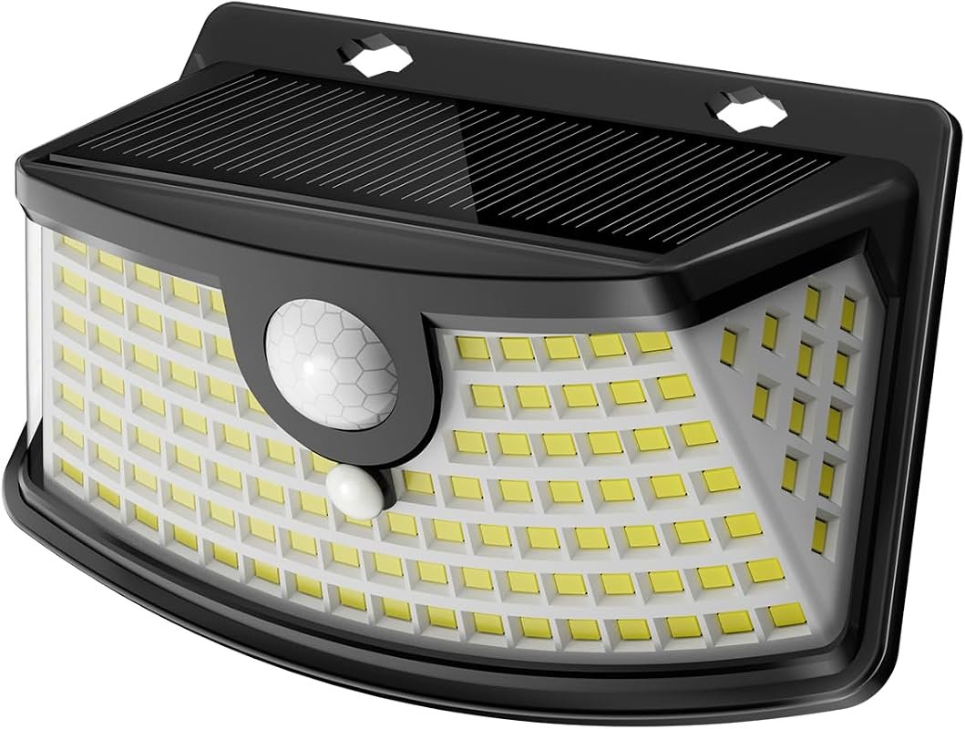 Aootek 120‑LED Solar Motion Sensor Light – Bright Waterproof Outdoor S