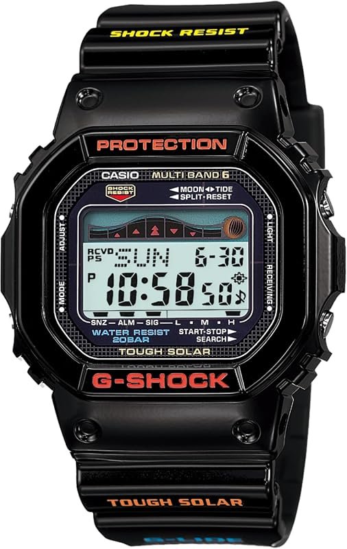Casio Men's GWX-5600-1JF G-Shock G-Lide Tough Solar Radio Controlled W