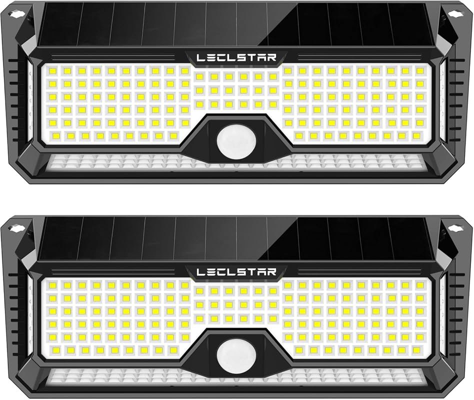 Generic 4000LM 268 LED Solar Outdoor Lights with 3 Modes, IP65 Waterpr