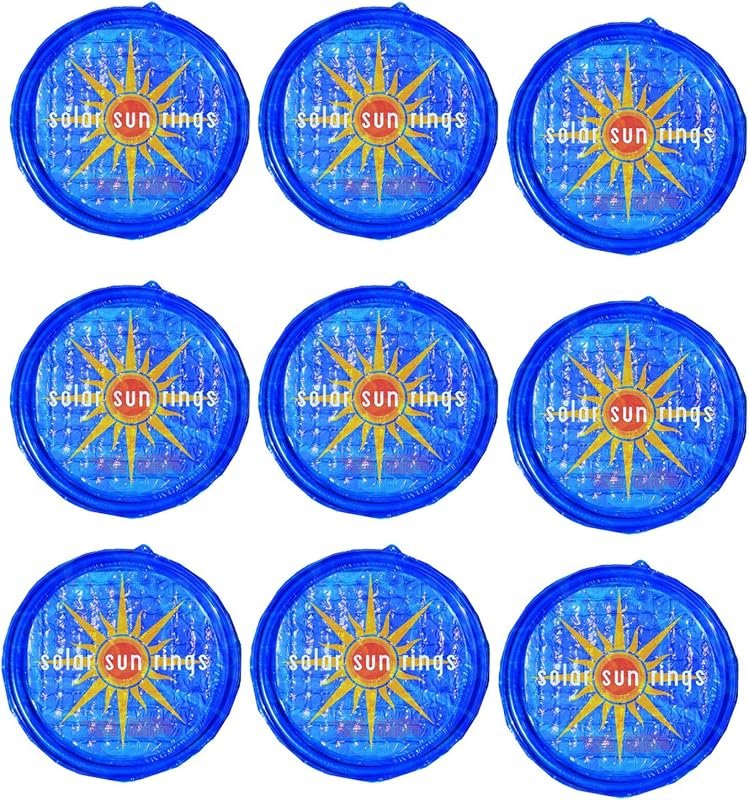Solar Sun Rings 60-Inch UV-Resistant Solar Pool Heater with Water Anch