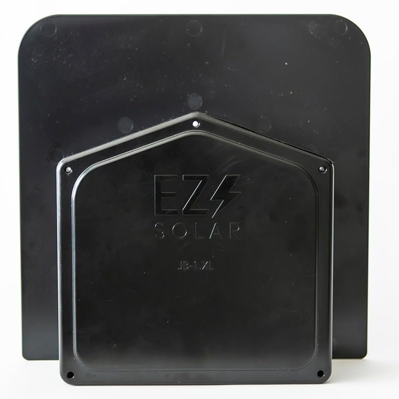 JB-1.XL Rooftop PV Junction Box for Asphalt Shingle Roofs, Black, Dura