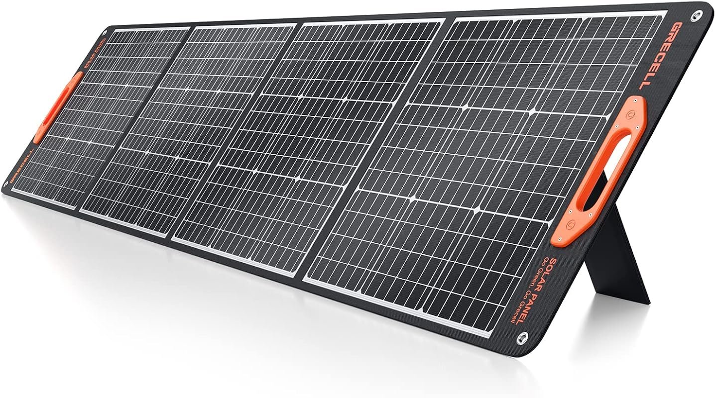 200W Portable Solar Panel for Power Stations and Generators, Ultra-Lig