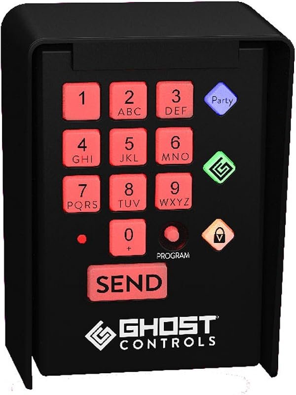 Ghost Controls Heavy-Duty 30W Dual Solar Automatic Gate Opener with Du