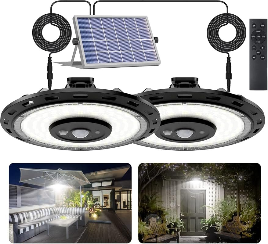 Solar Light Indoor/Outdoor with Rotation Design, 3000LM, Waterproof, 5