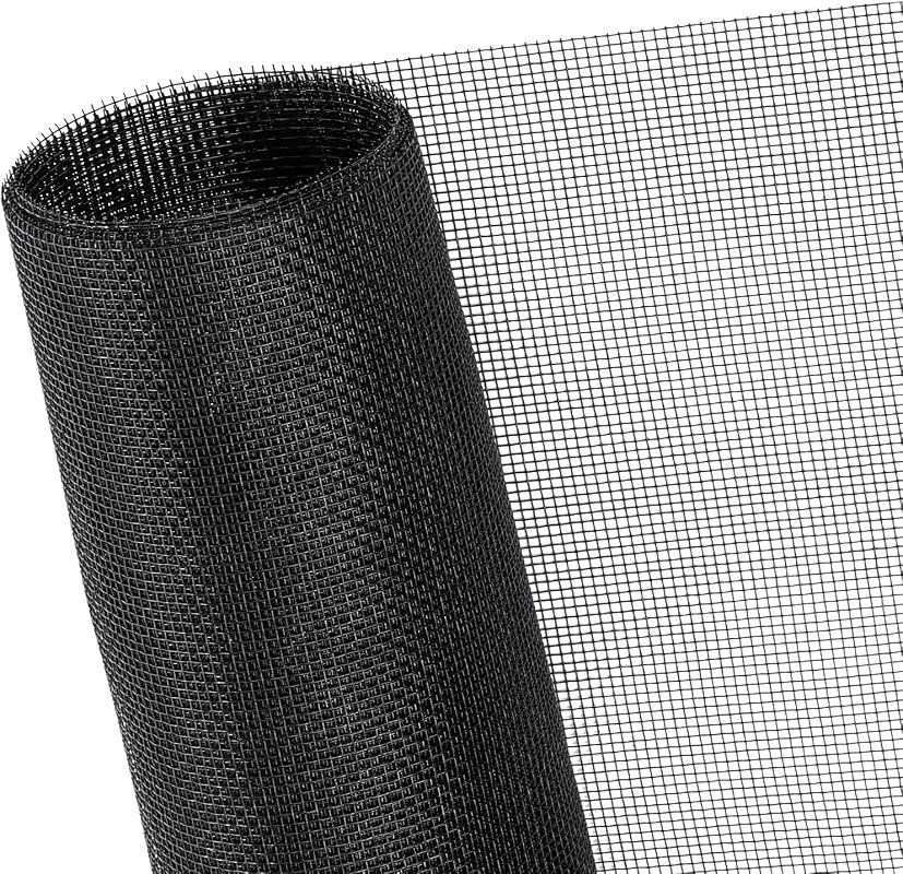 Fiberglass Window Screen Mesh 48x102 for Windows and Doors, Patio Repl