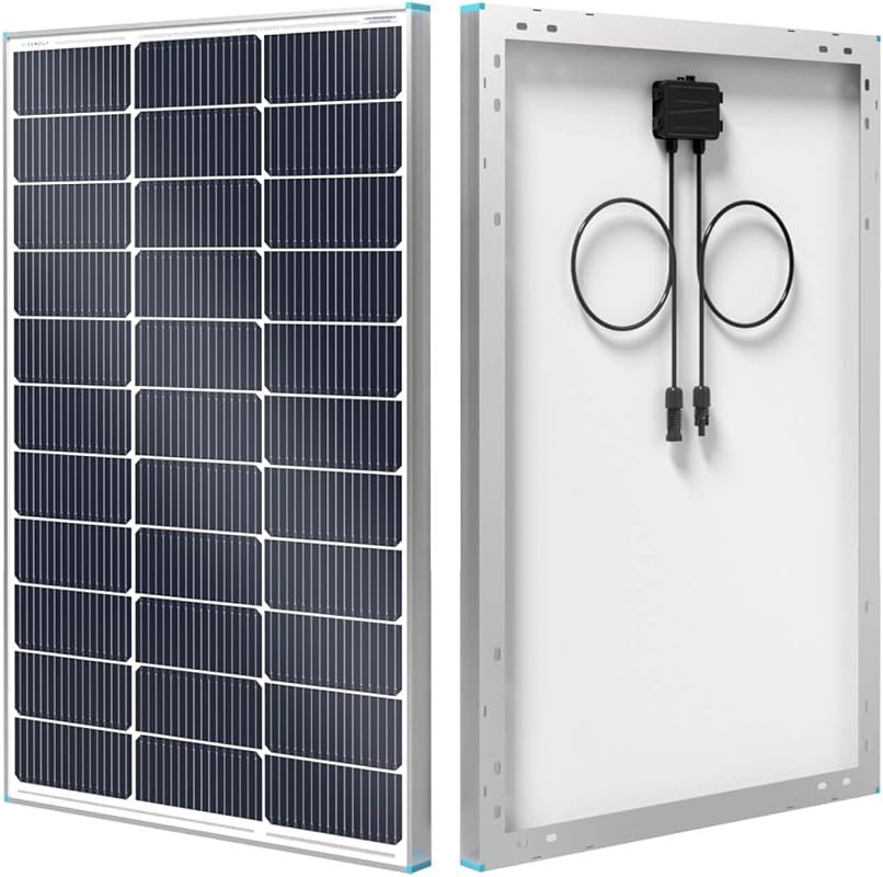 Renogy 100W N-Type Solar Panel, 16BB Cells, 25% High-Efficiency Mono P