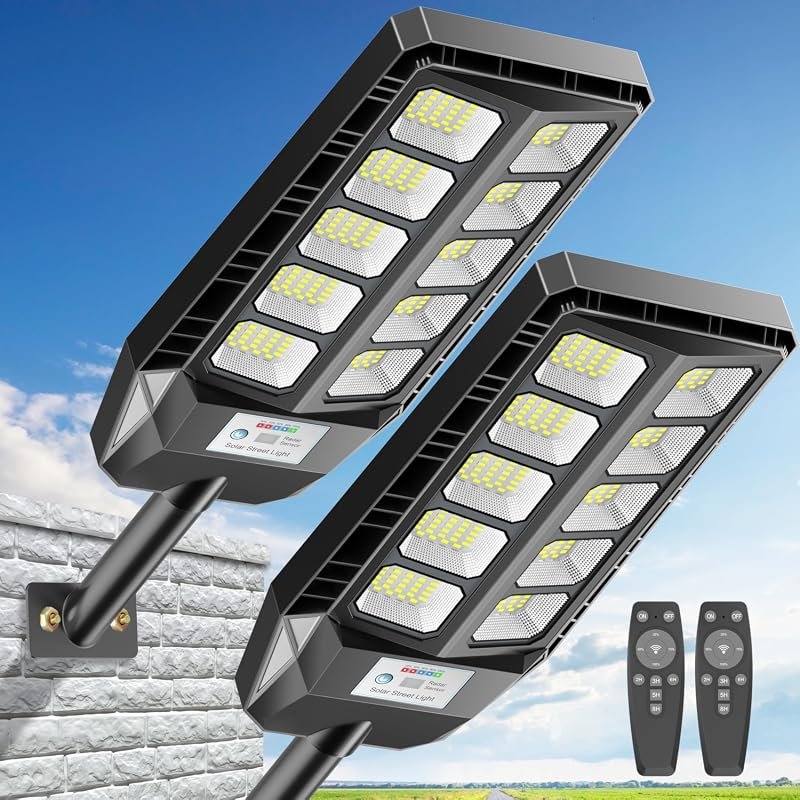 Deepn TW001 Solar Lights Outdoor with IP66 Waterproof Street-Style Sec