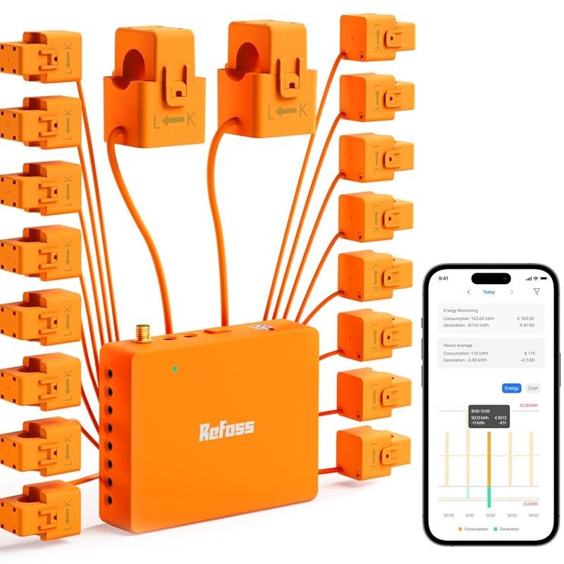 Refoss Smart Home Energy Monitor with Open API, Integrates with Home Assistant, No Cloud Dependence