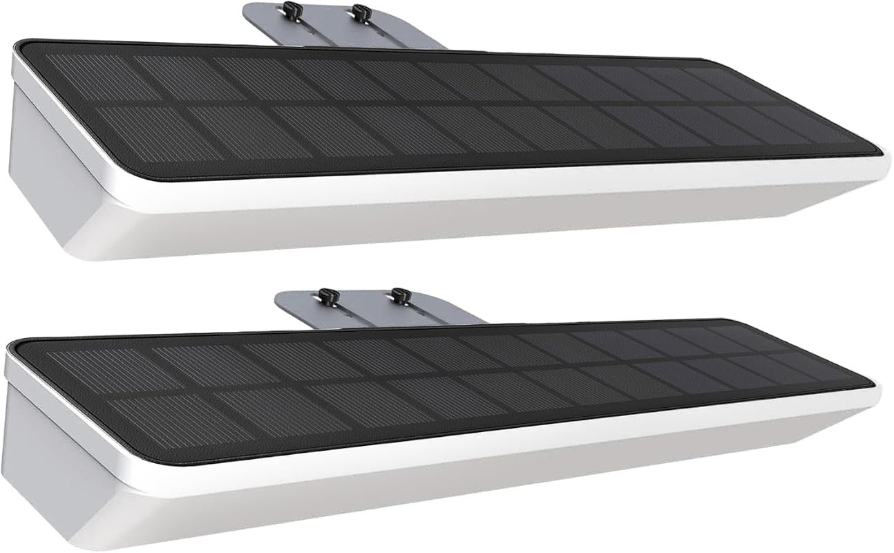 Brighticonic 2-Pack Solar Sign Lights for Outdoor Use, Warm White 3000