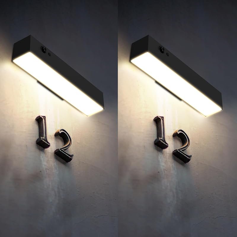 SOTTLOT Solar Wall Lights Outdoor, 2-Pack with Motion Sensor, Easy Ins