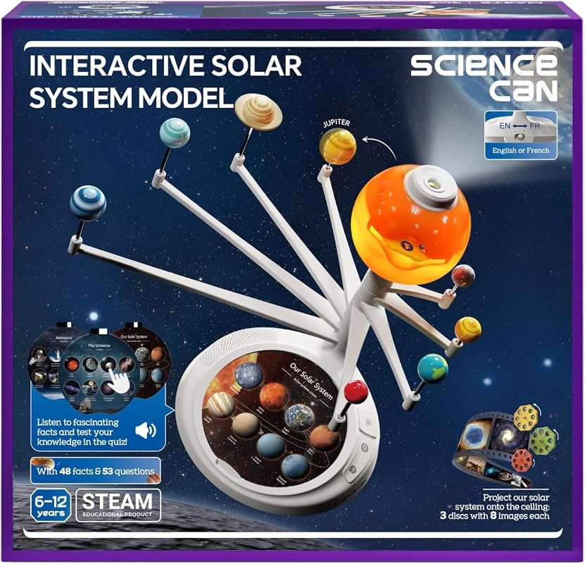 Science Can Solar System for Kids, Interactive Talking Model that Teac