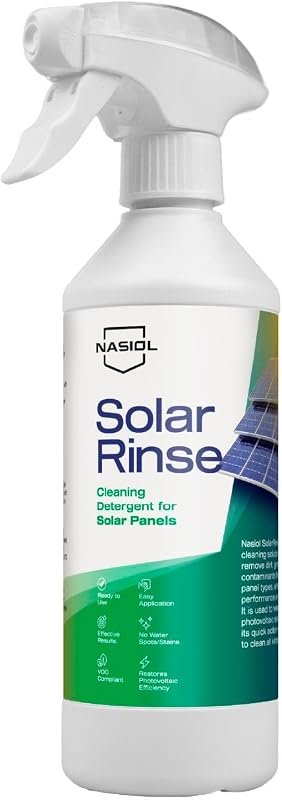Nasiol SolarRinse Professional Solar Panel Cleaning Detergent, 16.90 F
