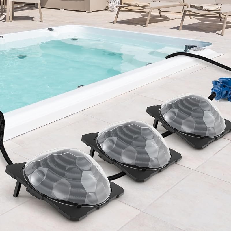 IRONMAX Dome Cover Solar Pool Heater delivers efficient heating for ab