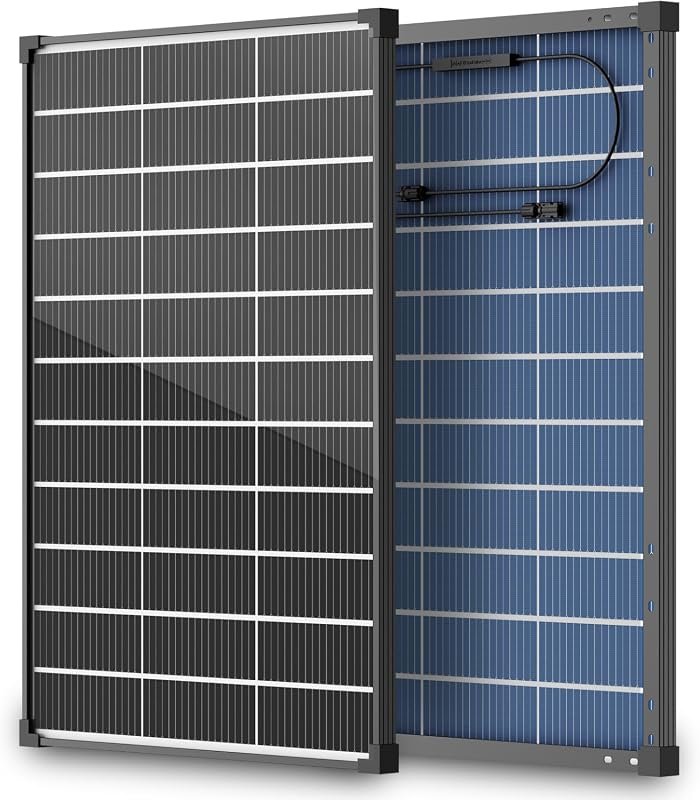 100W N-Type 16BB Bifacial Solar Panel with 25.6% High Efficiency for O