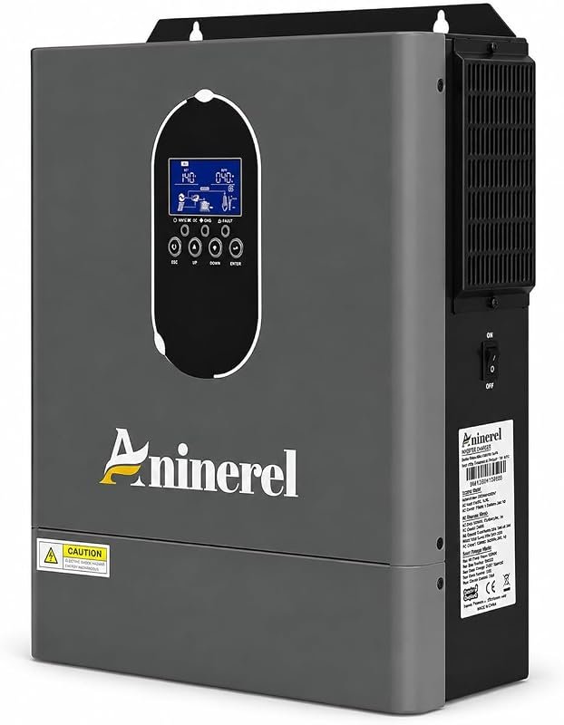 4200W 24V Solar Hybrid Inverter with Pure Sine Wave, 120A MPPT, 6200W 