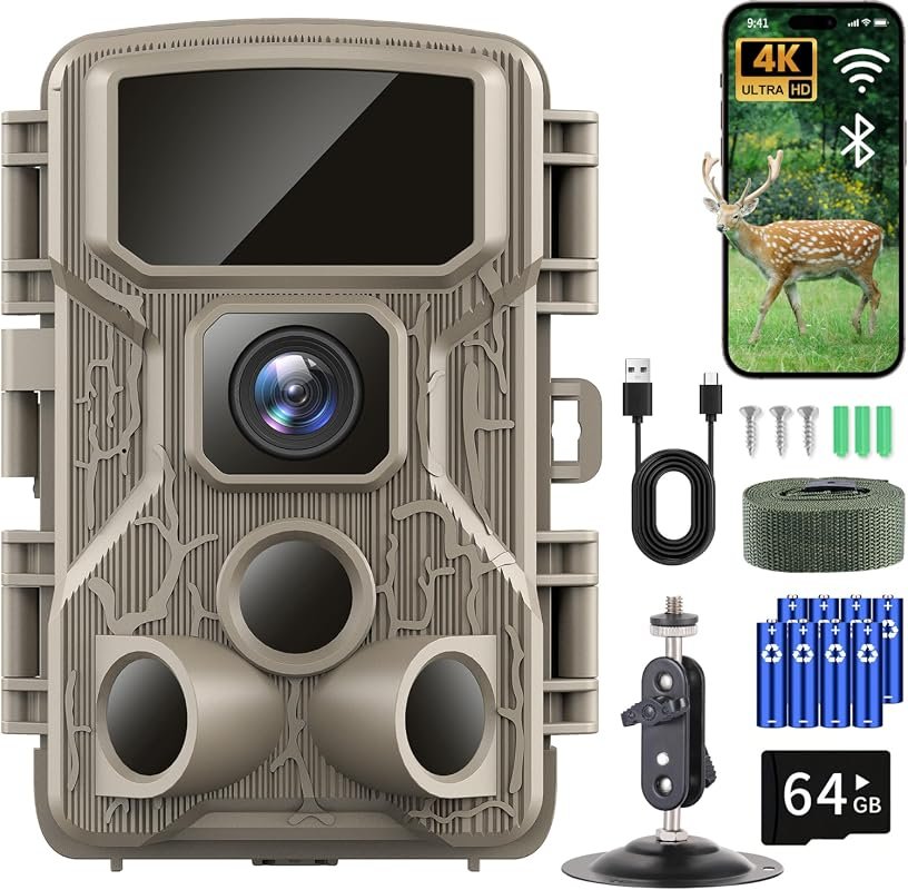 Punvoe Trail Camera 64GB SD
